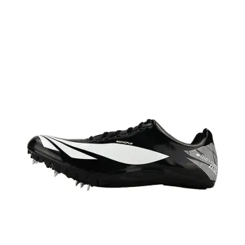 Winglized Anti Slip Wear Resistant Low Top Sprint Running Shoes Unisex Obsidian Black