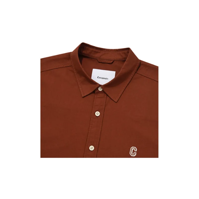 COVERNAT Shirt Unisex Light Brown-2