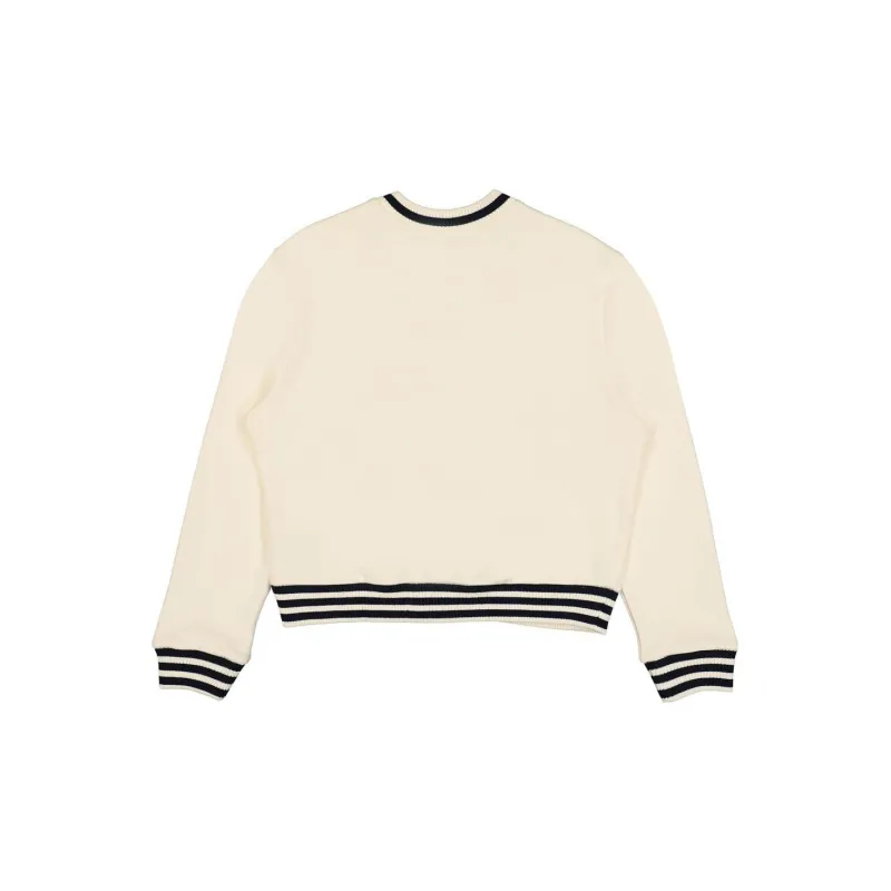 Adidas Originals X Sporty & Rich V-Neck Sweatshirt Cream/Navy  