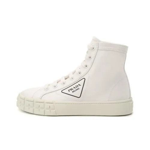 PRADA Women's Gabardine Wheel High 'White'