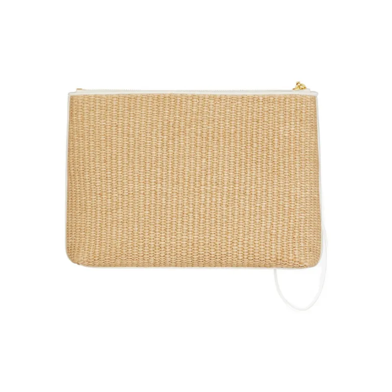 Givenchy Polyamide Clutch Wallet Large Size Women's Natural-2