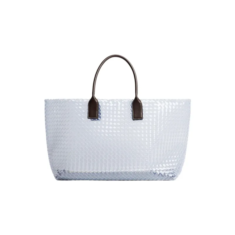 Bottega Veneta CABAT Silicone Handbag Tubas Women's Transparent-0