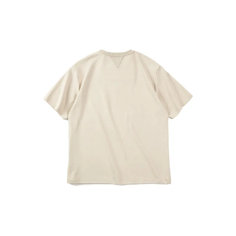 MADEN T Shirts Men Light Apricot-1