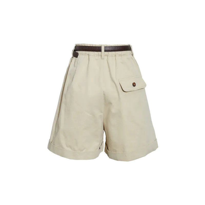 SUPIN Casual Shorts Women's Khaki-1