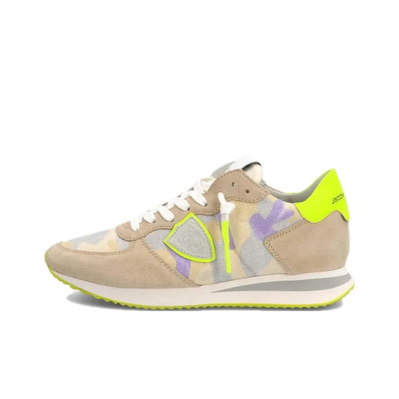 PHILIPPE MODEL Paris Logo-patch Suede Sneakers-0
