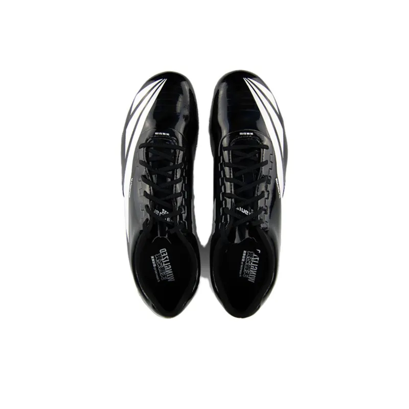 Winglized Anti Slip Wear Resistant Low Top Sprint Running Shoes Unisex Obsidian Black-2