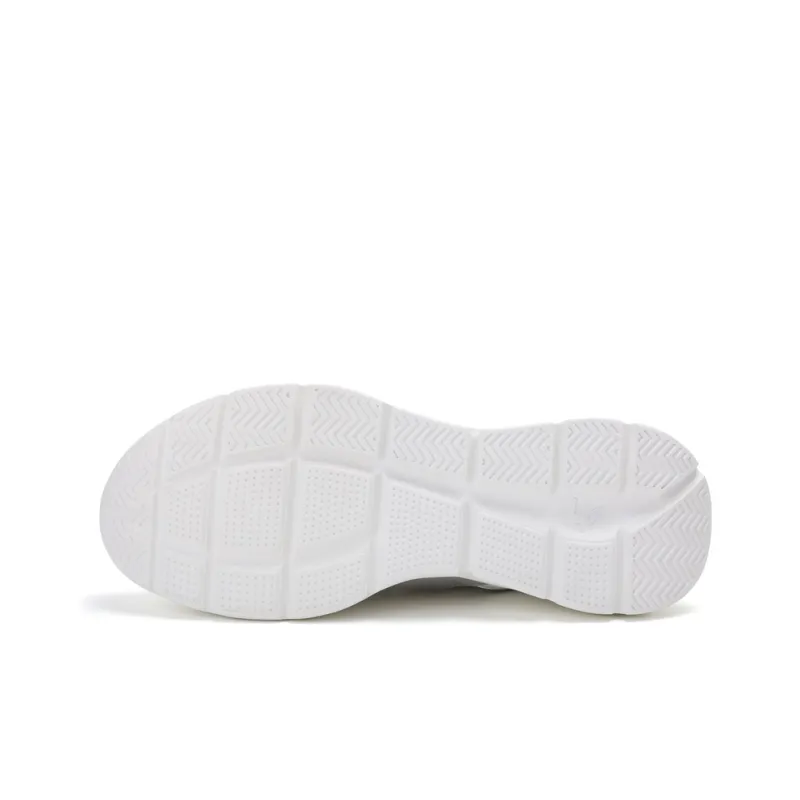 QIAODAN Low Top Running Shoes Men's White Gray-4