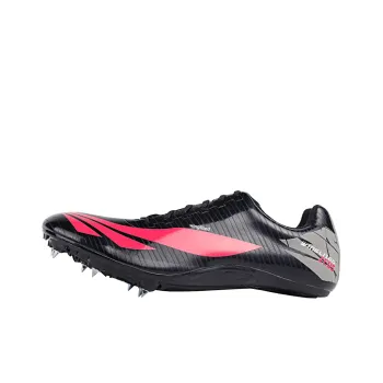 Winglized Anti Slip Wear Resistant Low Top Sprint Running Shoes Unisex Black Night Elf