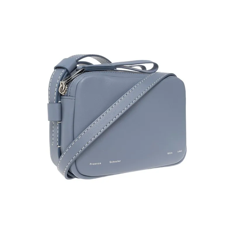 PROENZA SCHOULER Calfskin Crossbody Bag Shoulder Bag Women's Gray Blue-2