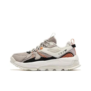 QIAODAN Non-slip Wear-resistant Shock Absorption Low-Top Sports Casual Shoes Men's Float Stone Color Dan Orange