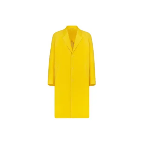 DIOR Coats Men Yellow