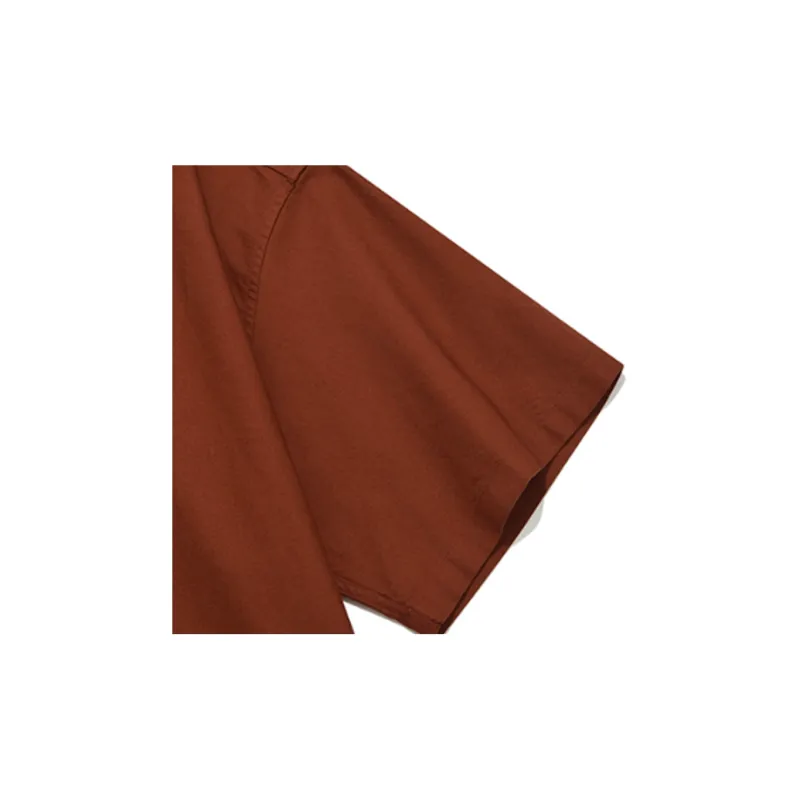 COVERNAT Shirt Unisex Light Brown-4