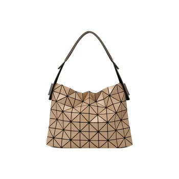 ISSEY MIYAKE Baguette Vinyl Chloride Resin Handbags Shoulder Bags Women's Light Umber