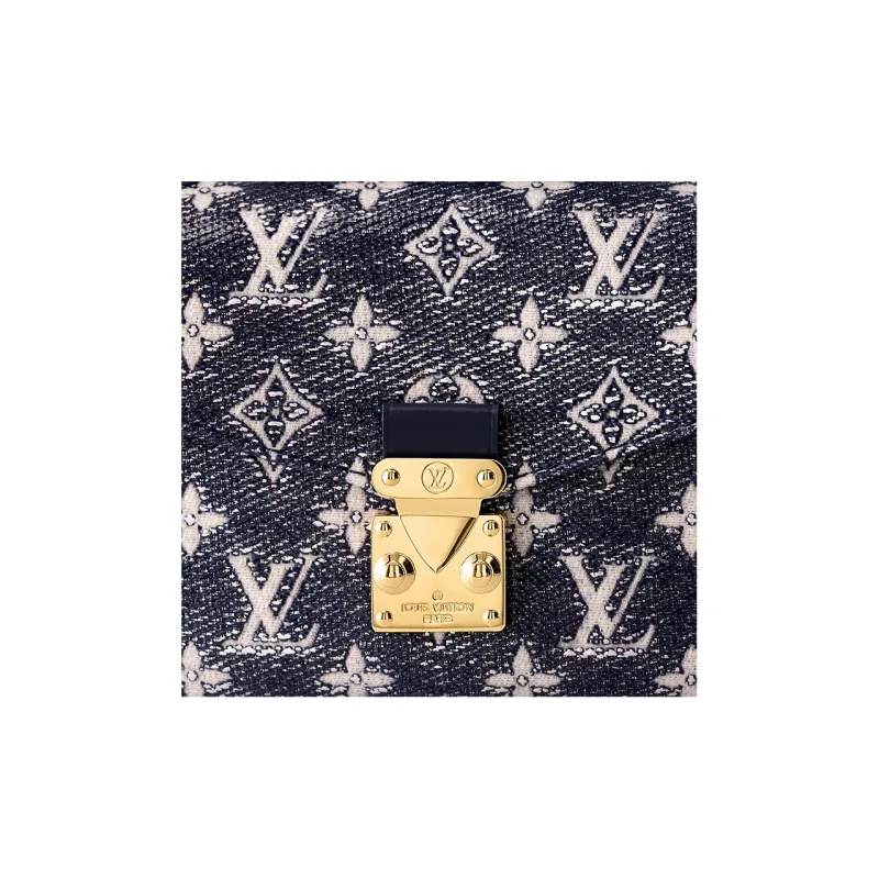 LOUIS VUITTON Pochette Metis East West Blue-5