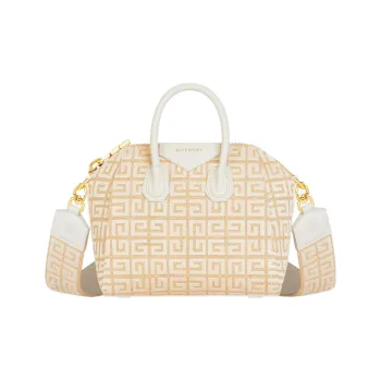 GIVENCHY Antigona Polyester Handbag Shoulder Bag Crossbody Bag Mini Women's White/Natural