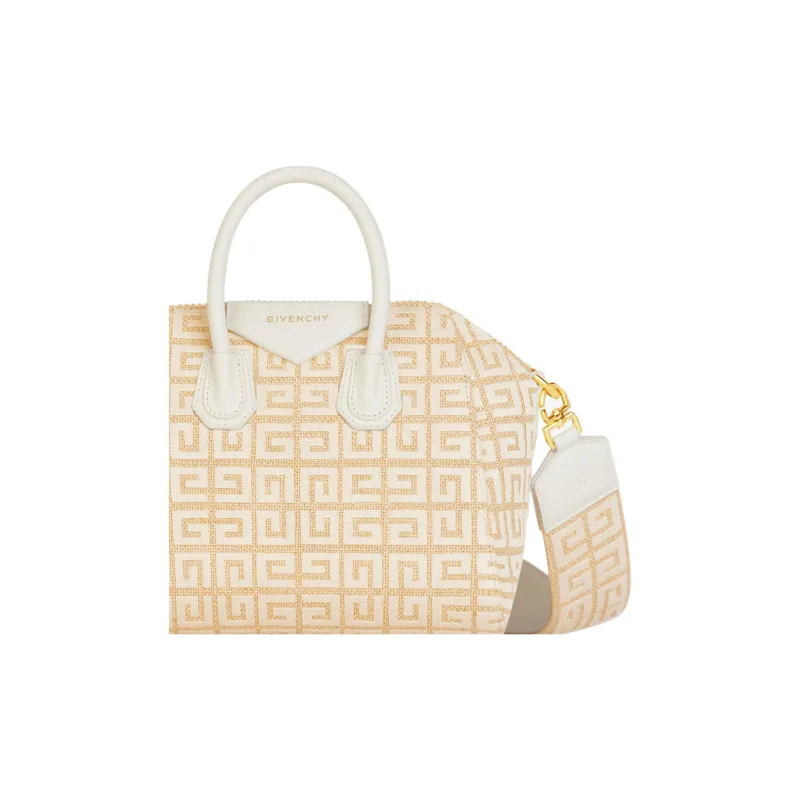 GIVENCHY Antigona Polyester Handbag Shoulder Bag Crossbody Bag Mini Women's White/Natural-6