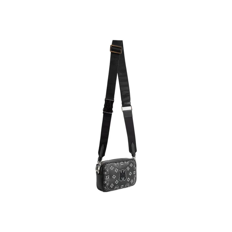AMIRI Calfskin Crossbody Bag Shoulder Bag Men's Black-4