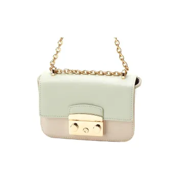 Furla Metropolis Collection Calfskin Shoulder Bag Crossbody Bag Mini Women's Green
