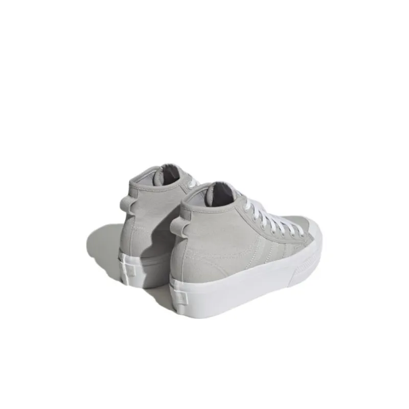 Adidas Originals Nizza Platform Mid Grey Cloud White GS-2