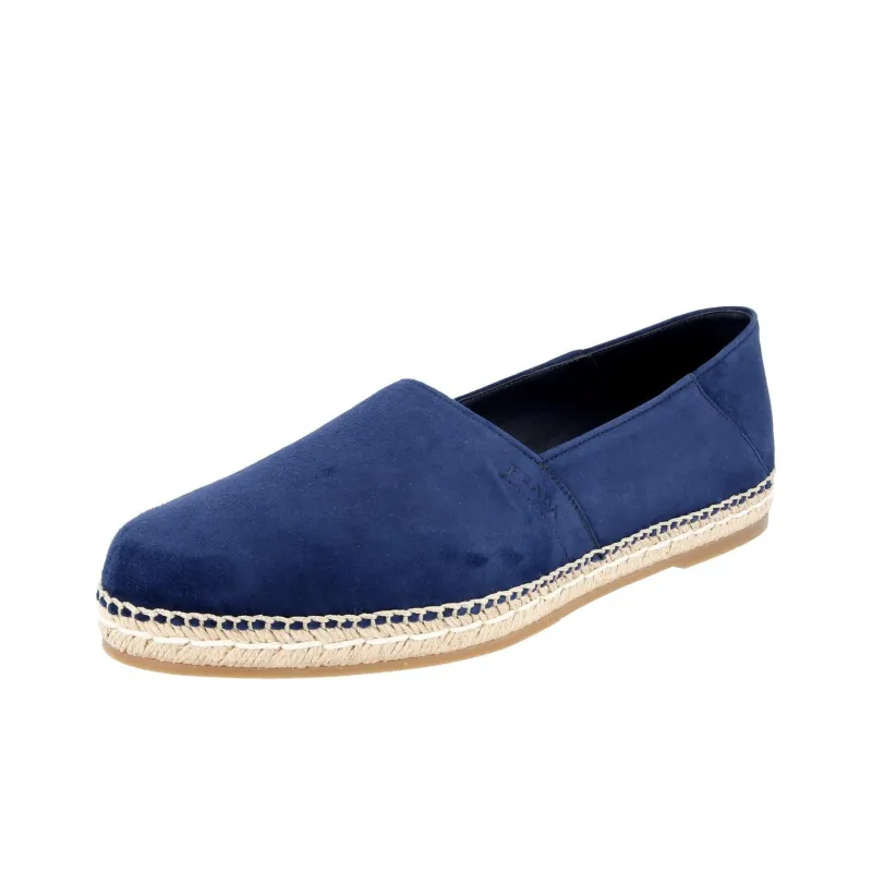 PRADA Espadrilles Men Low Top Blue-3