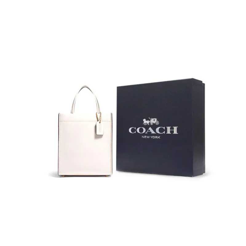 COACH Cashin Cow Leather Tote Bag, Shopping Bag, Crossbody Bag, One Shoulder Handbag Mini Women's-5
