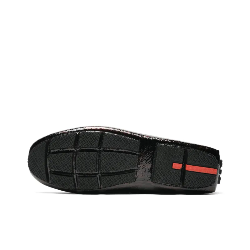 HLA Men's Casual Shoes Men Low Top Black/Red/Black Green-13