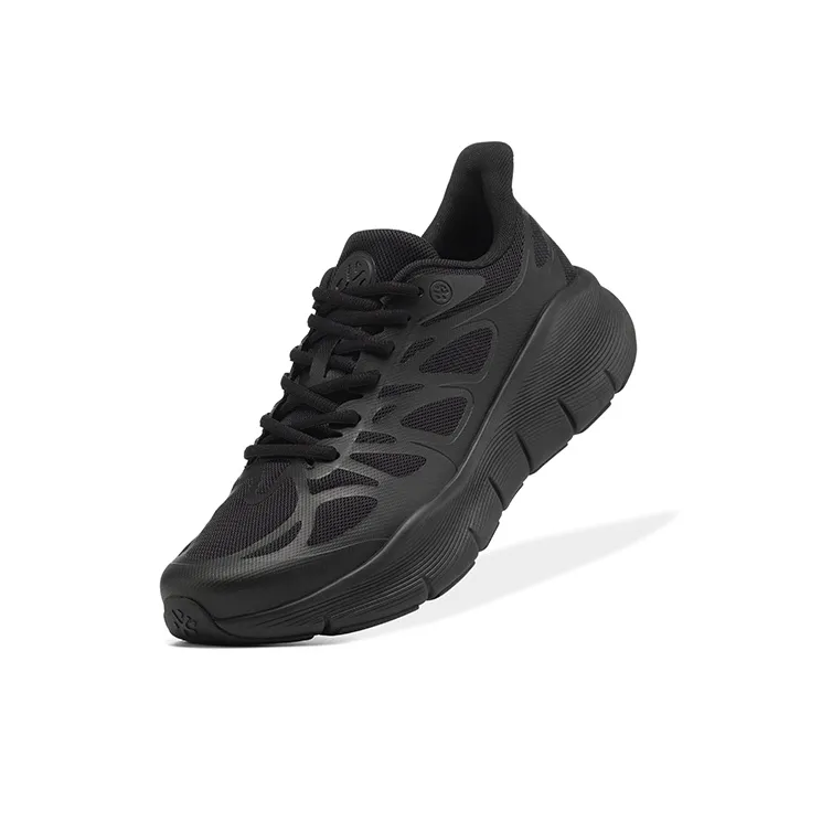 BMAI Expeditionary Pure Light Mixed EVA Physical Foam Low Top Running Shoes Women's Night Black-2