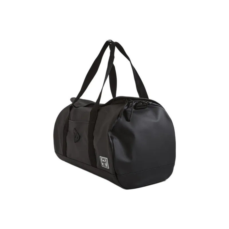 Herschel Recycled Material Handbag, Shoulder Bag, Crossbody Bag, Travel Bag Large Size Unisex Black-2