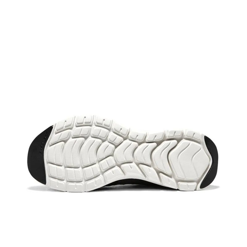 Skechers Flex Advantage 4.0 Anti Slip Wear Resistant Low Top Casual Shoes Men's Black White-4