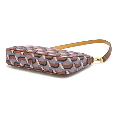 ROSA.K Cow Leather Pochette Shoulder Bag Small Size Women's Multicolor-4