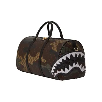 SPRAYGROUND PVC Travel Bag, Sneaker Bag, One Shoulder Handbag Medium Size Unisex Army Green