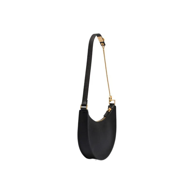 Valentino Vlogo Grained Calfskin HOBO Bag Shoulder Bags Handbags Regular Women's Black-3
