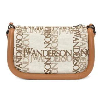 JW Anderson Cotton With Sheepskin Messenger Bag Crossbody Bag Shoulder Bag Women's Multicolor