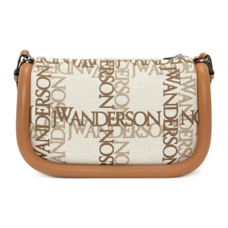 JW Anderson Cotton With Sheepskin Messenger Bag Crossbody Bag Shoulder Bag Women's Multicolor-0