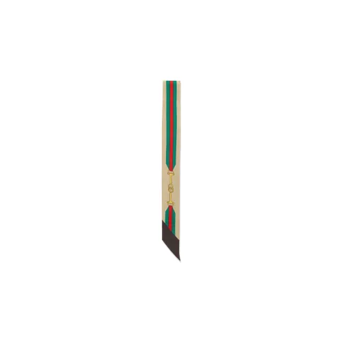 GUCCI Web Horsebit Printed Neck Bow
