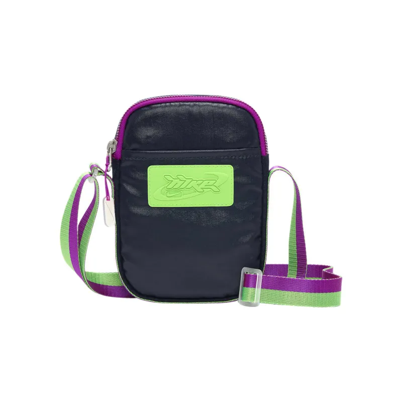 Nike Nylon Crossbody Bag Shoulder Bag Women's Obsidian/Green-0