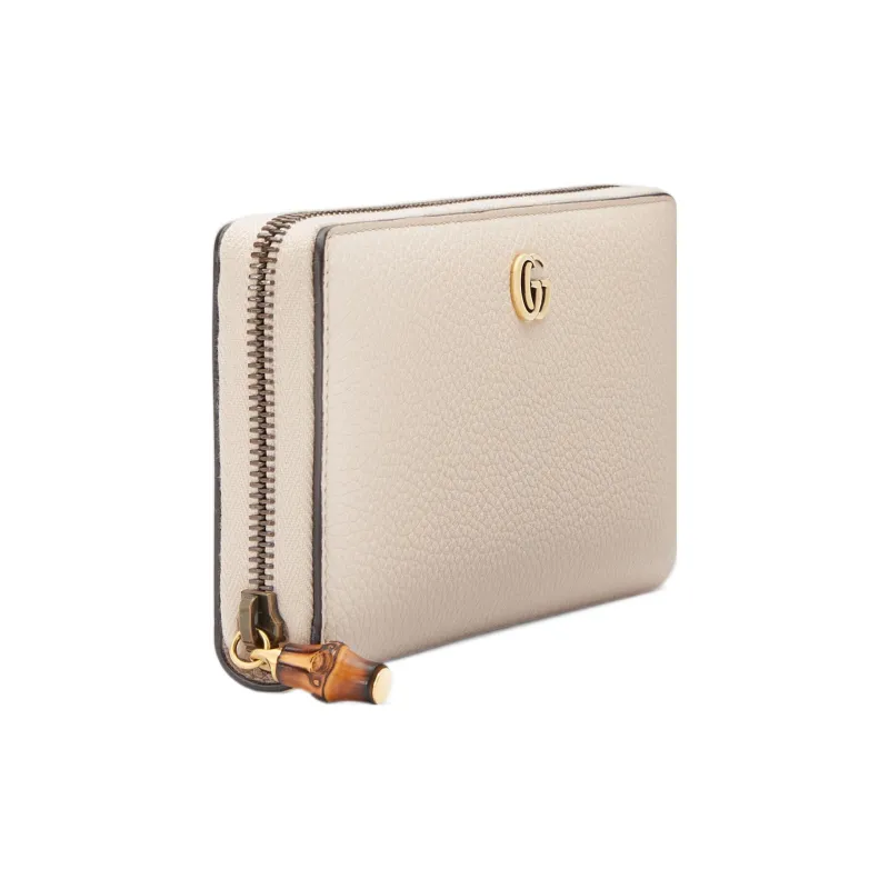 GUCCI Diana Leather Wallet Regular Women's Light Pink-1