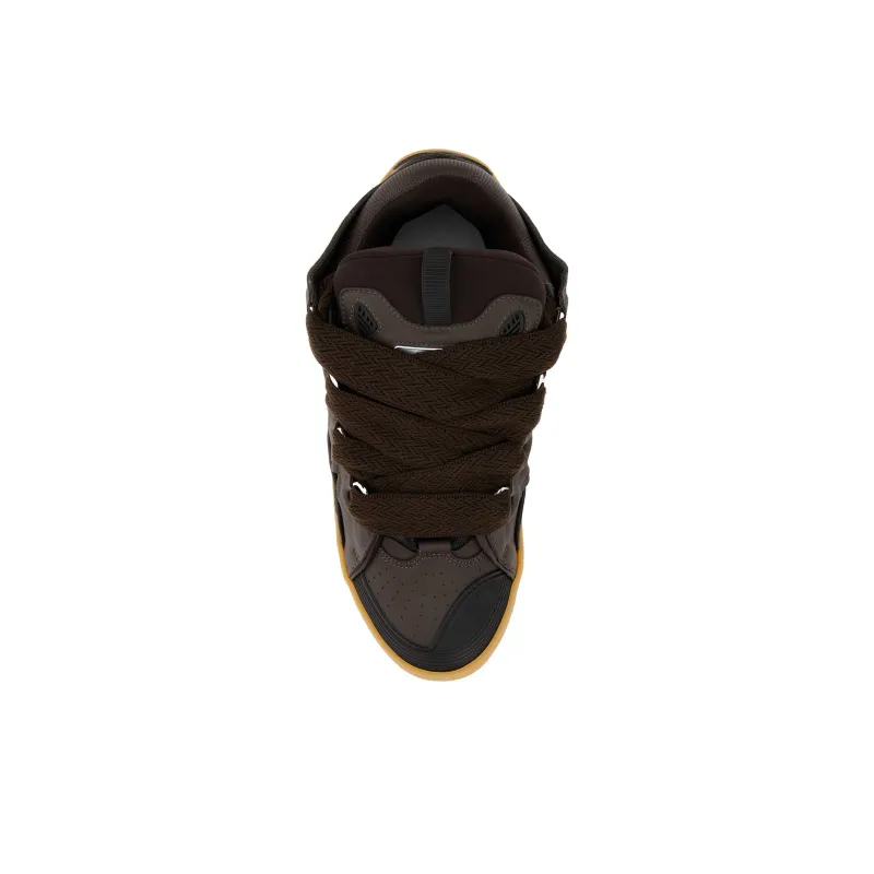 Lanvin Curb Leather Sneakers-4