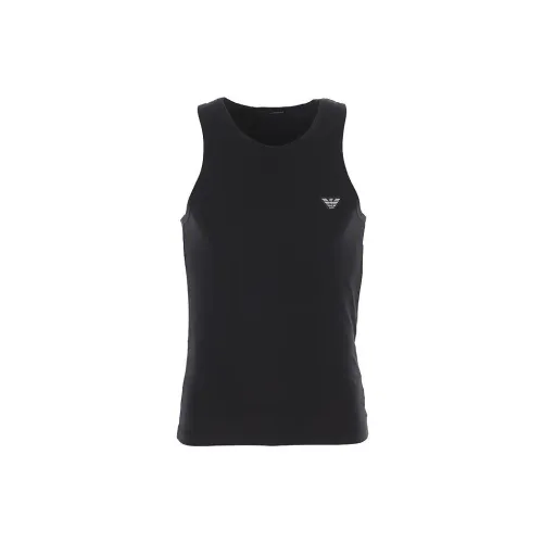 EMPORIO ARMANI Tank Tops Men Black