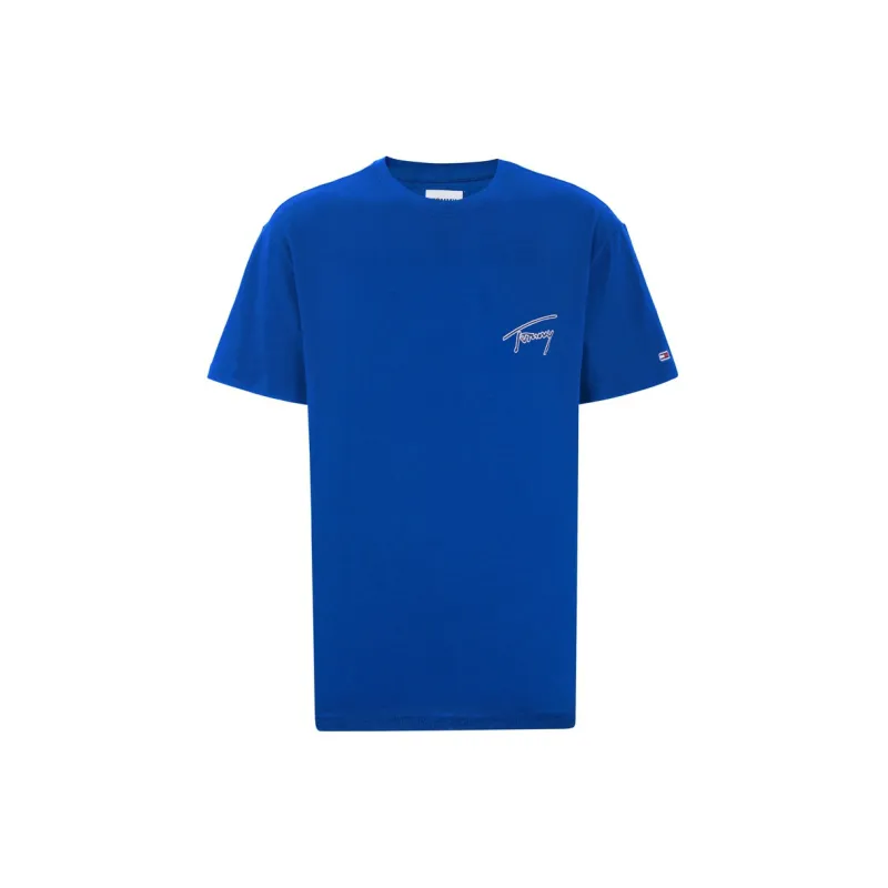 Tommy Hilfiger T Shirts Unisex Bright Blue C66-0
