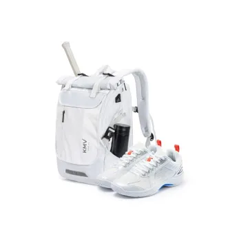 KMV Polyester Backpack Regular Unisex White/Black