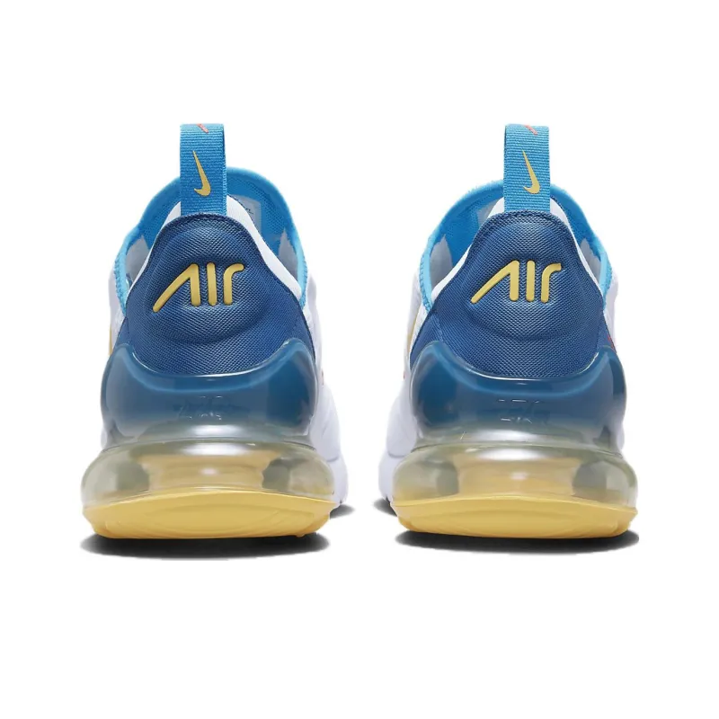 Nike Air Max 270 'White Industrial Blue Citron'-4