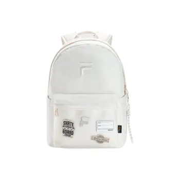 FILA FUSION Fabric Laptop Bag Backpack Regular Unisex Ecru