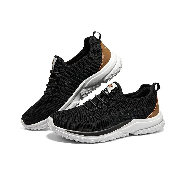 Skechers Solvano Non slip Wear resistant Shock Absorption Low Top Casual Shoes Men's Black White Brown-2