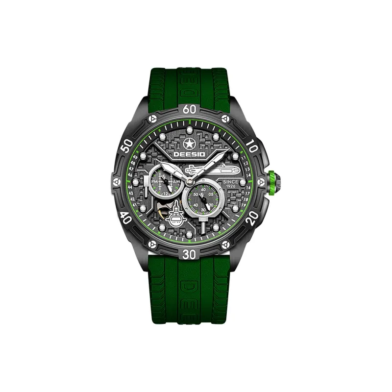 DEESIO Submariner Collection Automatic Mechanical Movement Watch Men's Watches Silver Dial-5