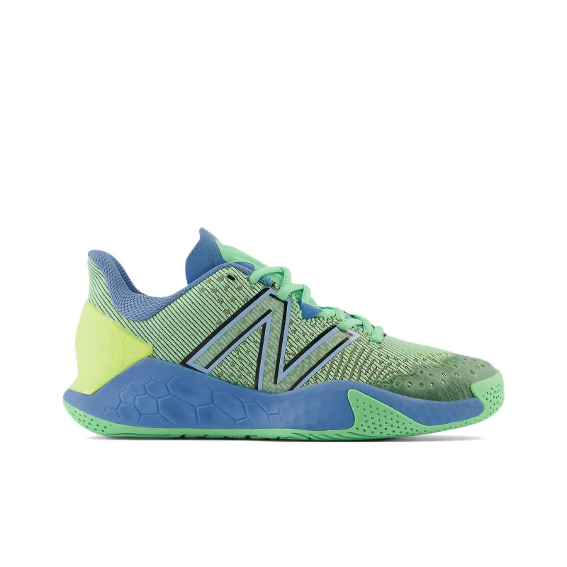 New Balance NB Fresh Foam X Lav V2 Shock Absorbers With Slip Resistant Features Low Top Tennis Shoes Women's Blue Green-1