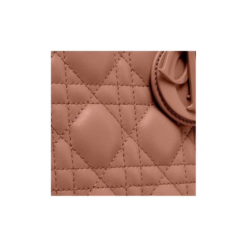 DIOR Lady Dior Matte Cow Leather Crossbody Bag, Shoulder Bag, Handbag Medium Size Women's Crimson-3