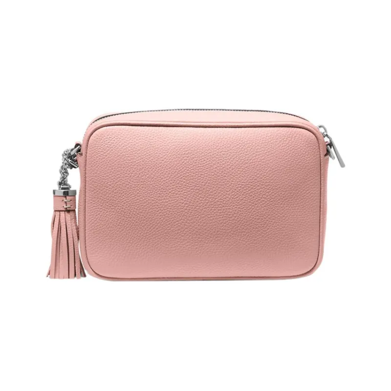 MICHAEL KORS Jet Set Leather Shoulder Bag Crossbody Bag Medium Size Women's Pink-1