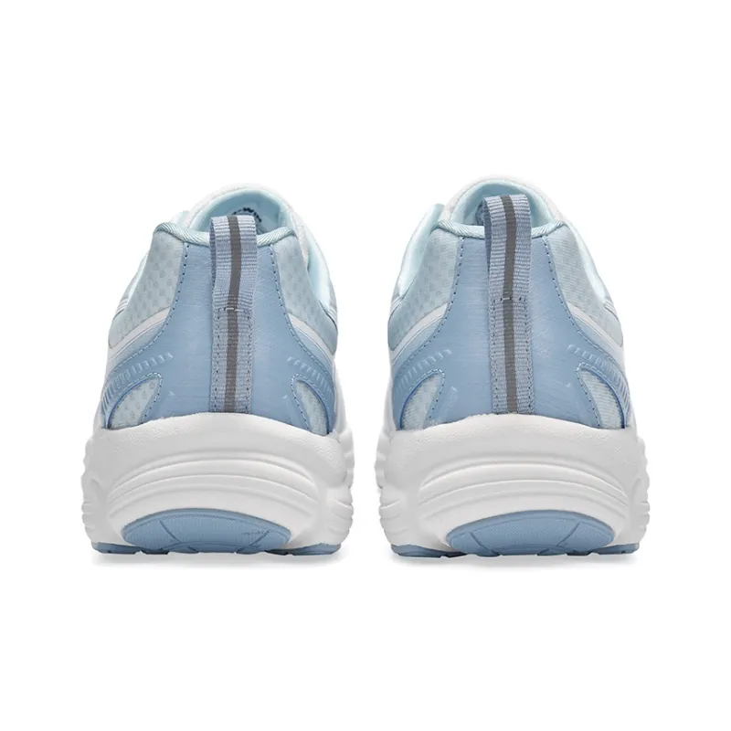 DO WIN Cushioning Anti Slip And Wear Resistant Low Top Casual Running Shoes Unisex White Blue-2