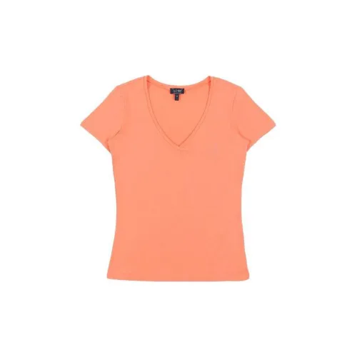 ARMANI JEANS T-Shirts Women's Light Orange